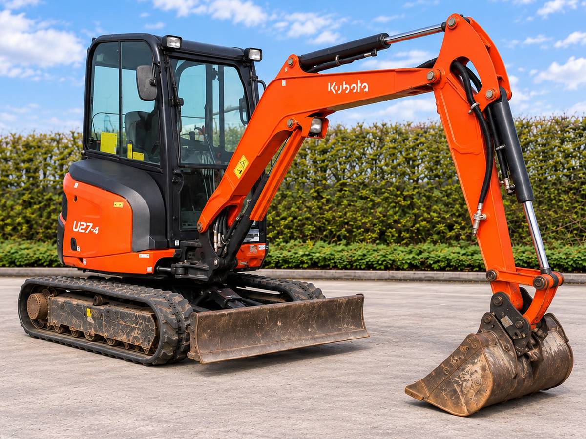 2.7 tonne excavator for hire